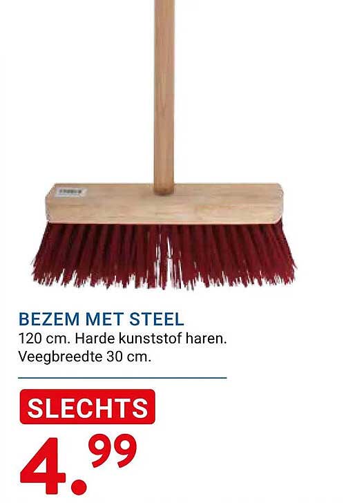 BEZEM MET STEEL
