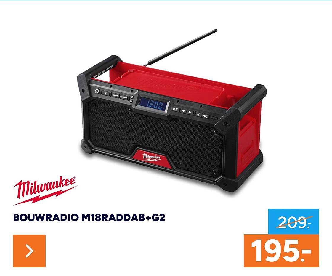 BOUWRADIO M18RADDAB+G2