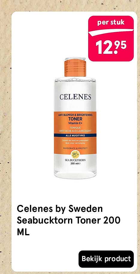 Celenes by Sweden Seabuckthorn Toner 200 ML