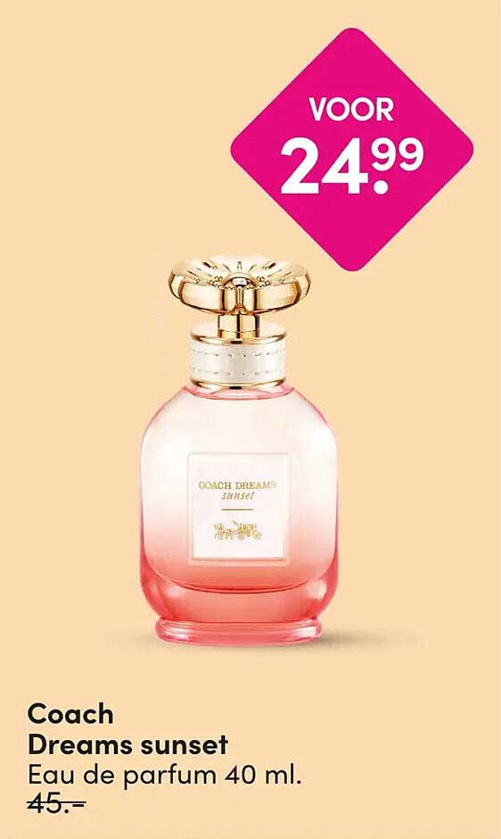 Coach Dreams sunset Eau de parfum 40 ml.