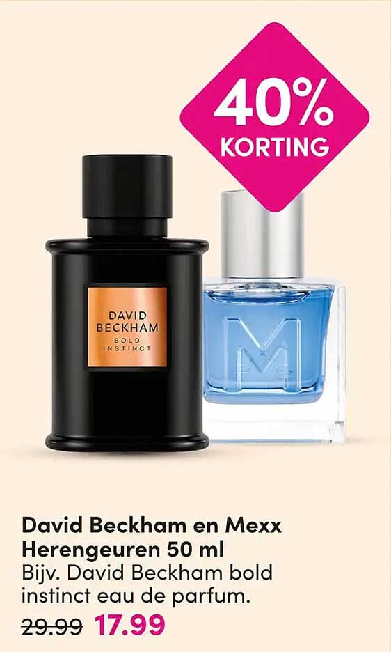 David Beckham en Mexx Herengeuren 50 ml