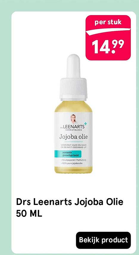 Drs Leenarts Jojoba Olie 50 ML