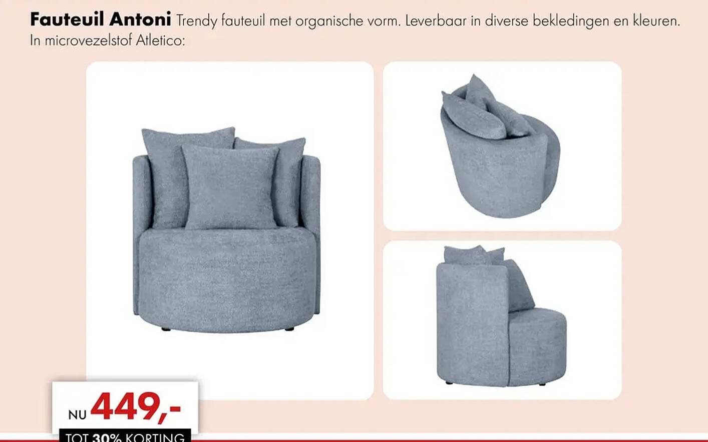 Fauteuil Antoni