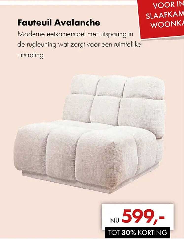 Fauteuil Avalanche