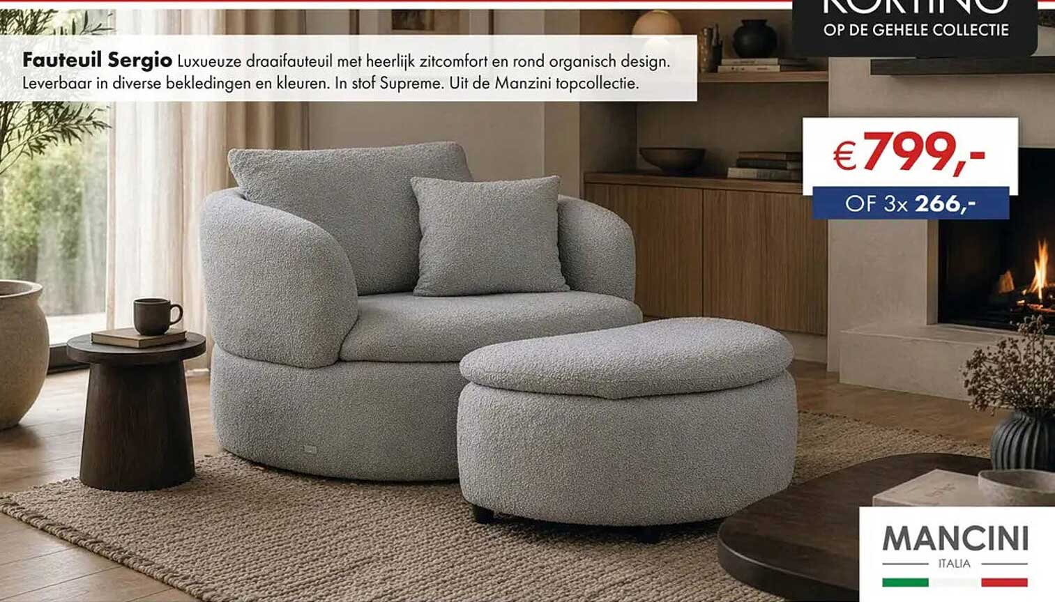 Fauteuil Sergio