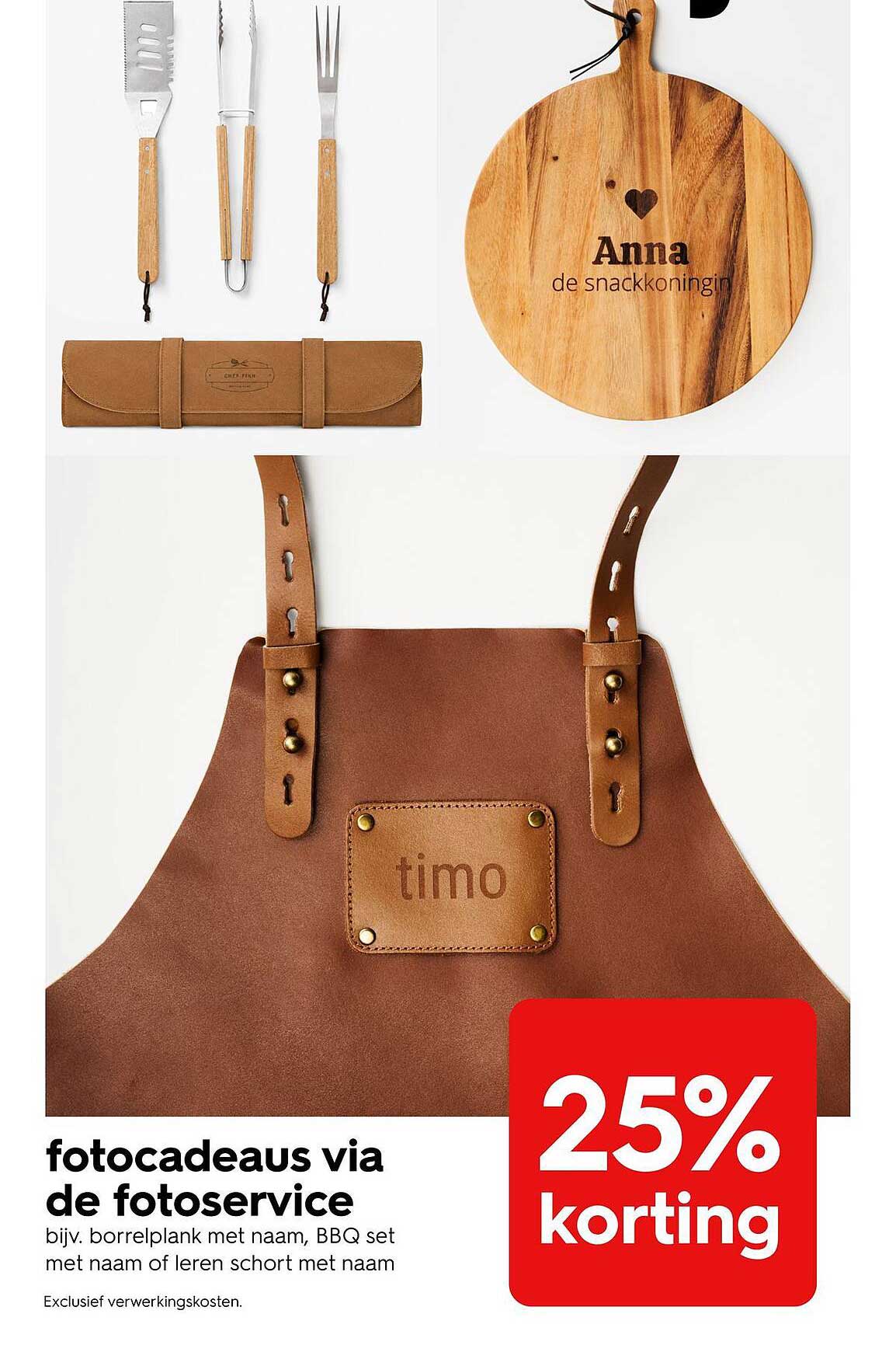 fotocadeaus via de fotoservice 25% korting