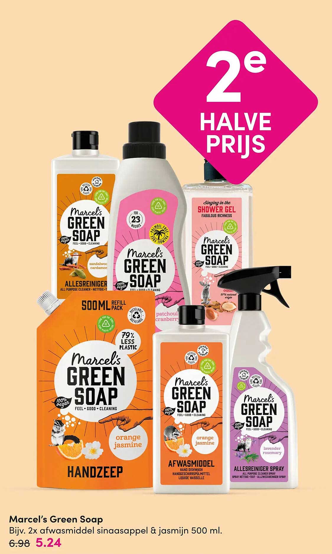 Marcel’s Green Soap 2e halve prijs