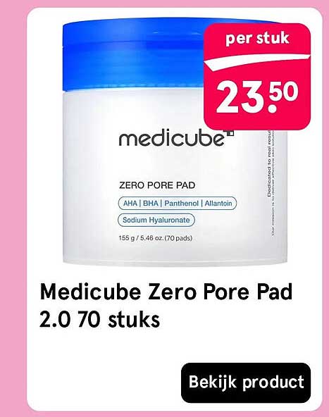 Medicube Zero Pore Pad 2.0 70 stuks
