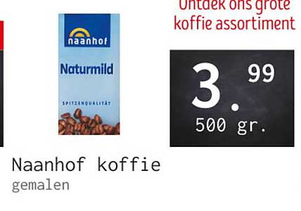 Naanhof koffie gemalen