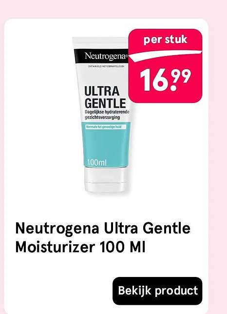 Neutrogena Ultra Gentle Moisturizer 100 Ml