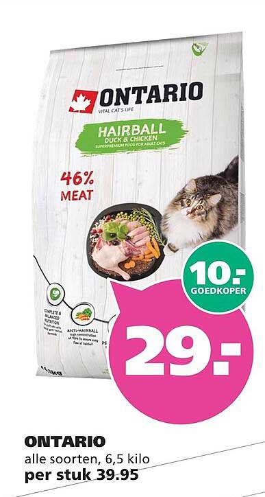 ONTARIO alle soorten, 6,5 kilo per stuk 39.95
