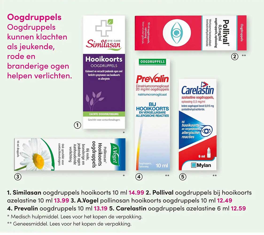 Similasan oogdruppels hooikoorts 10 ml