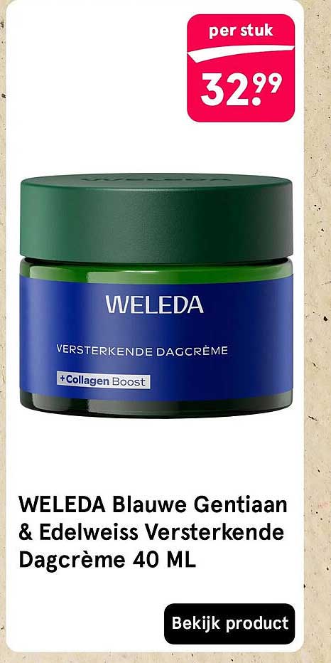 WELEDA Blauwe Gentiaan & Edelweiss Versterkende Dagcrème 40 ML