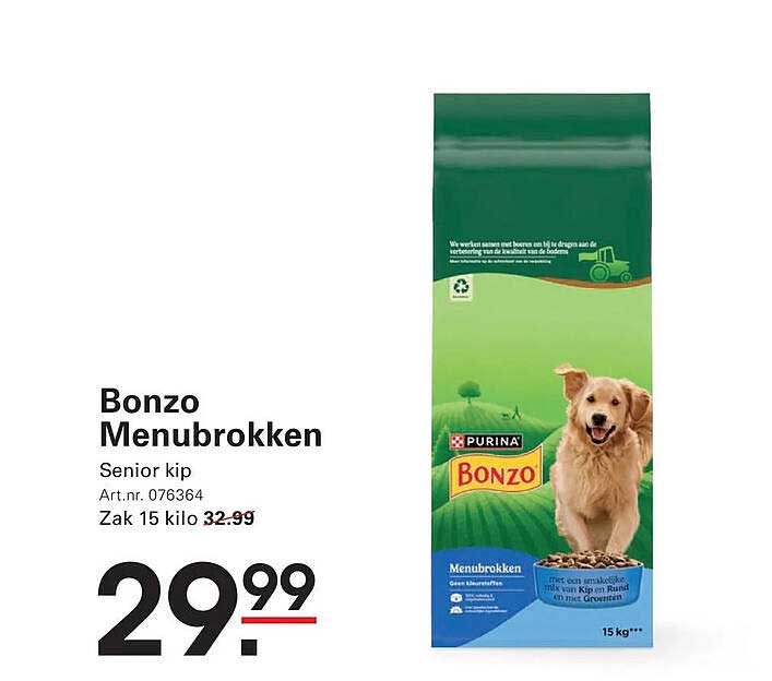Bonzo Menubrokken Senior kip