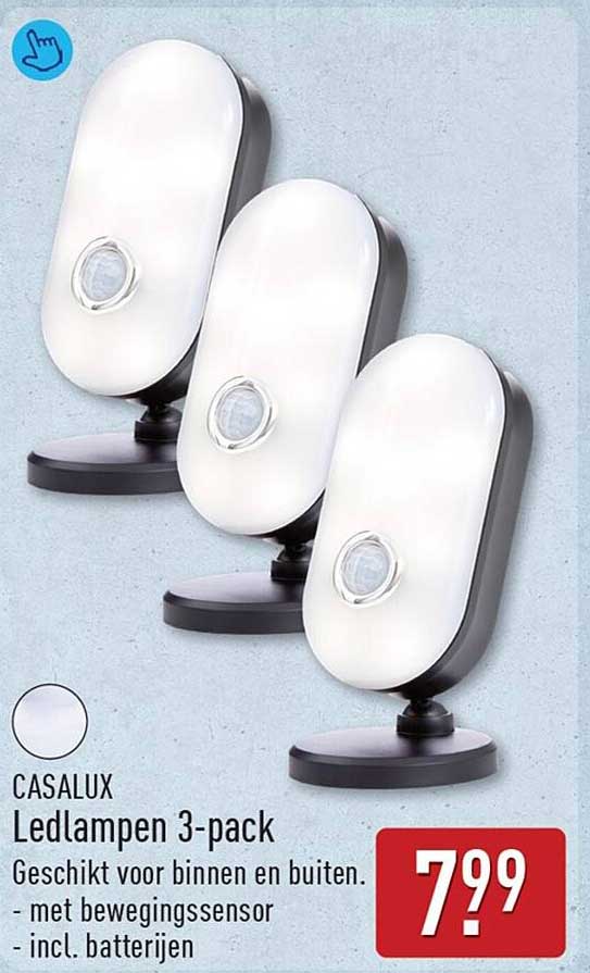 CASALUX Ledlampen 3-pack