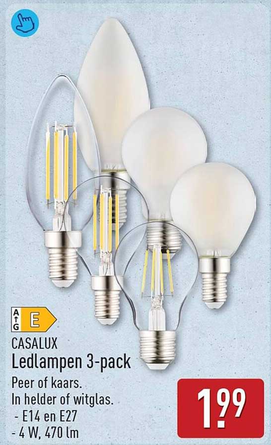 CASALUX Ledlampen 3-pack