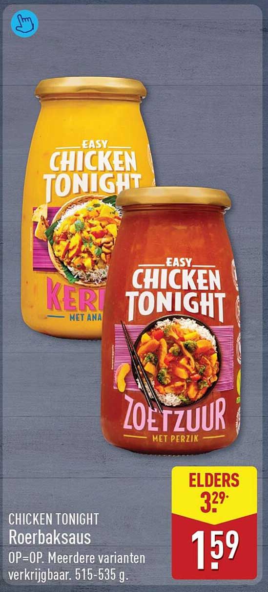 CHICKEN TONIGHT Roerbaksaus
