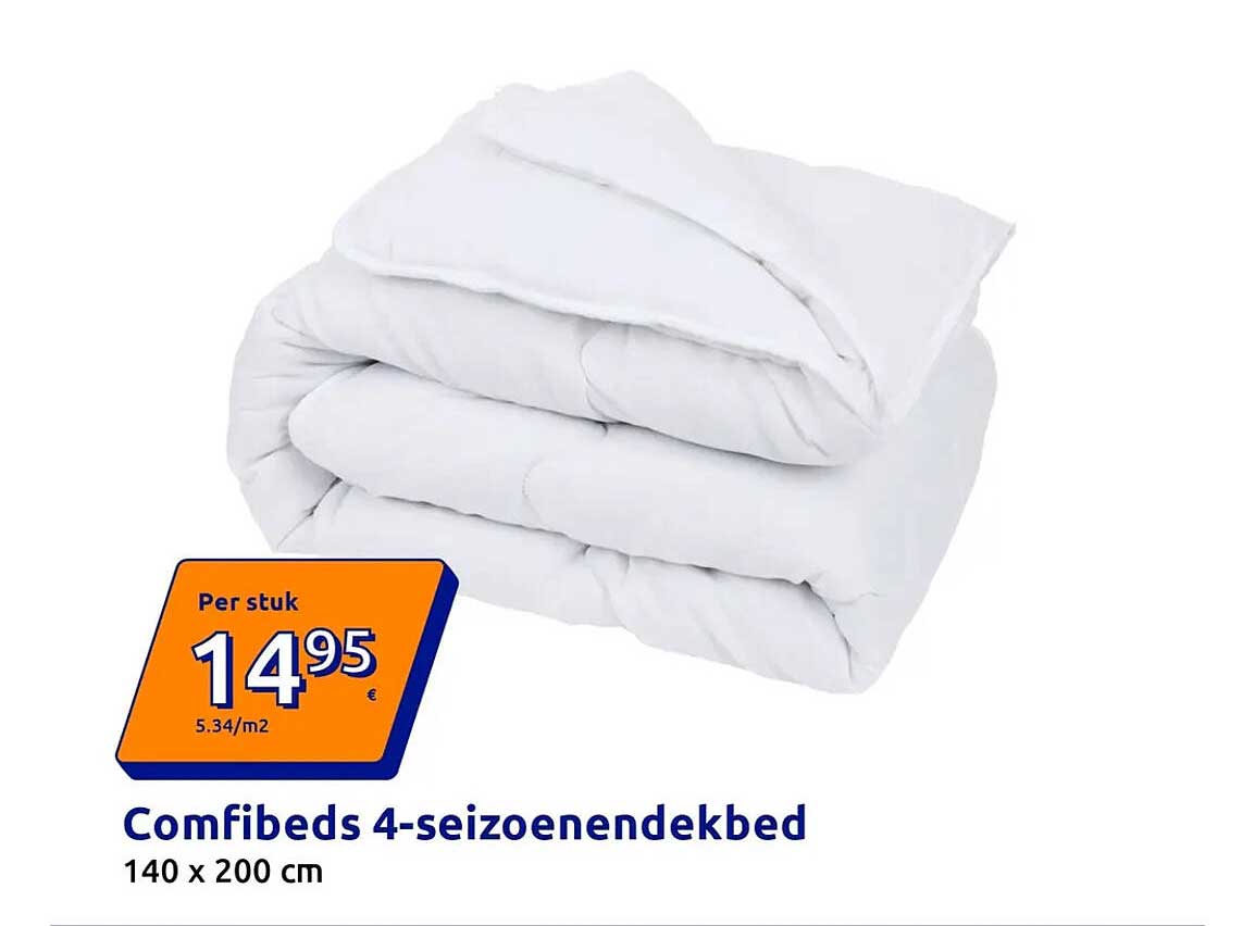 Comfibeds 4-seizoenendekbed 140 x 200 cm