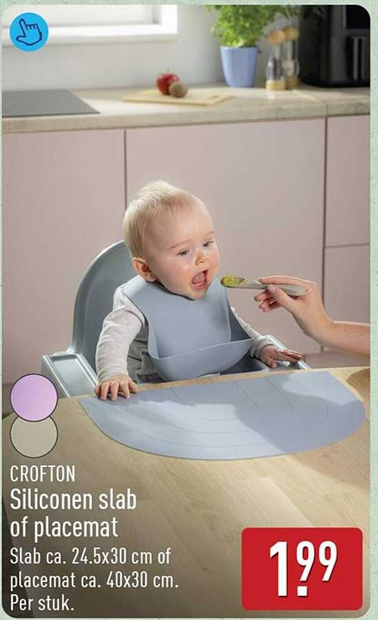 CROFTON Siliconen slab of placemat