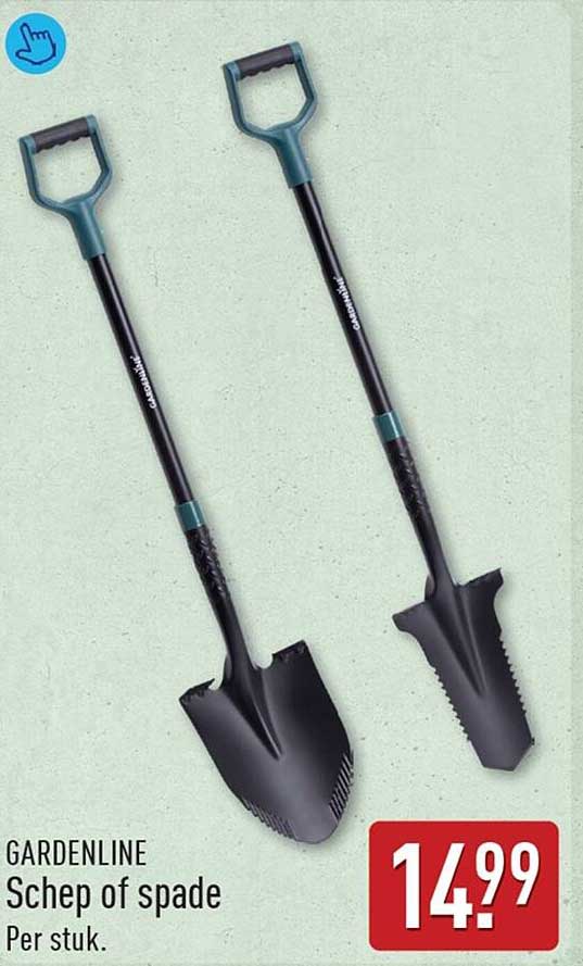 GARDENLINE Schep of spade