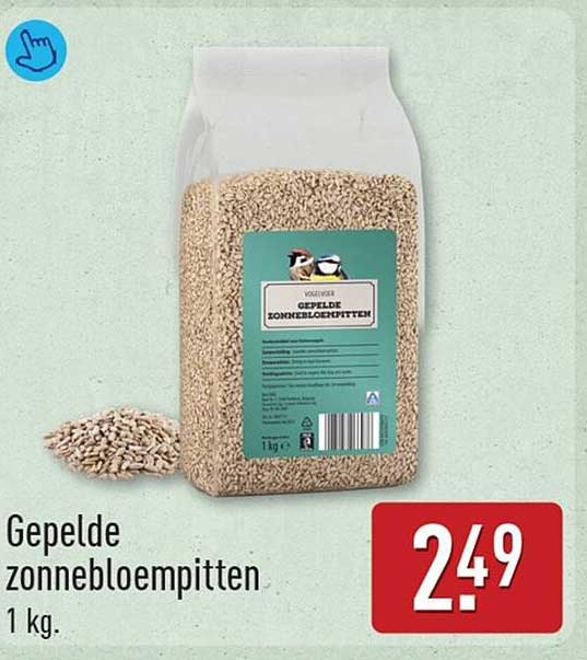 Gepelde zonnebloempitten