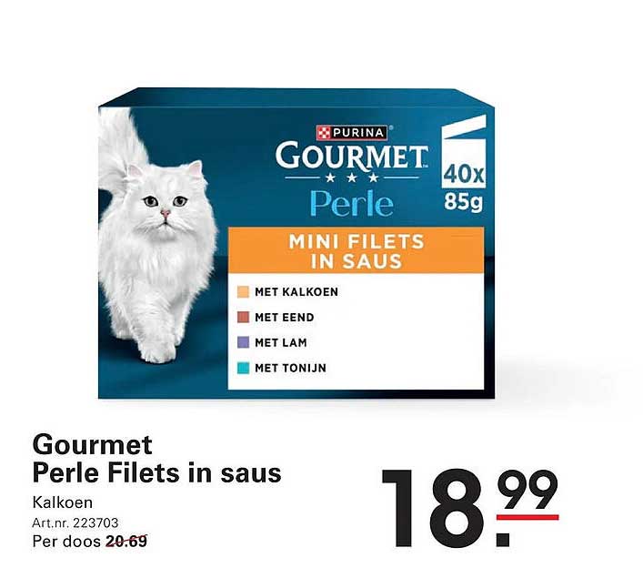 Gourmet Perle Filets in saus Kalkoen