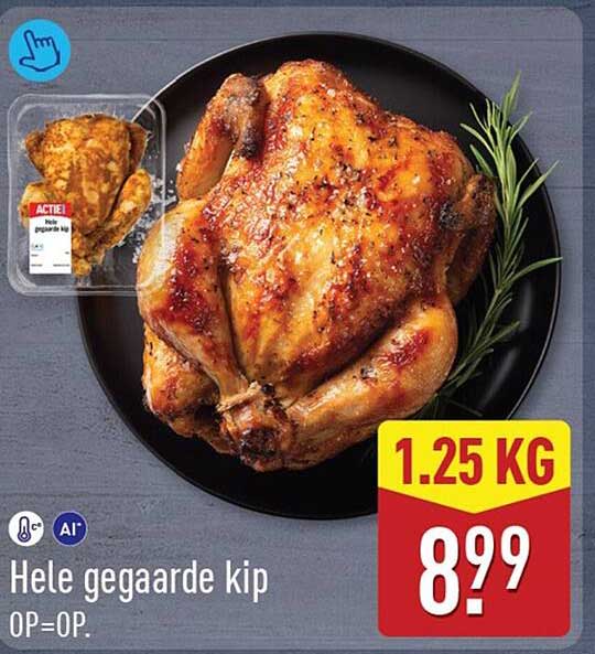 Hele gegaarde kip