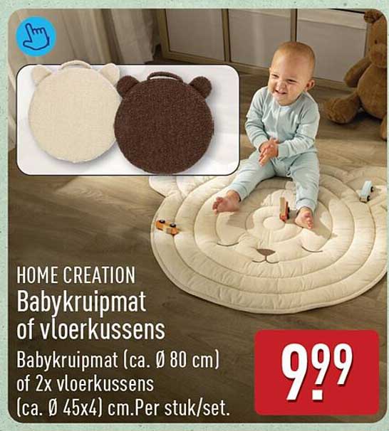 HOME CREATION Babykruipmat of vloerkussens