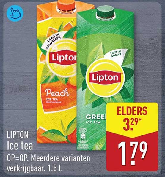 LIPTON Ice tea OP=OP. Meerdere varianten verkrijgbaar. 1.5 l.