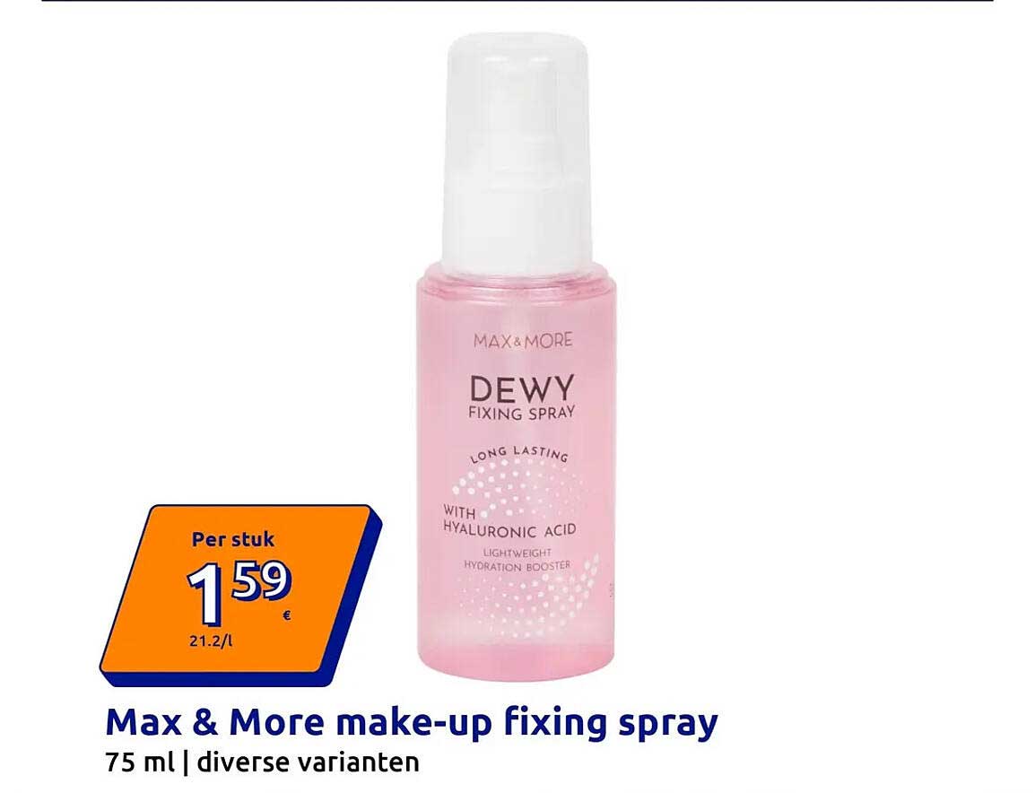 Max & More make-up fixing spray