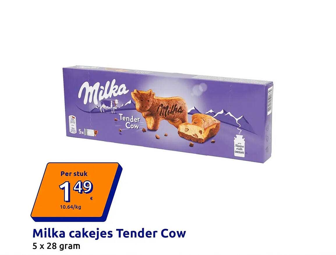 Milka cakejes Tender Cow