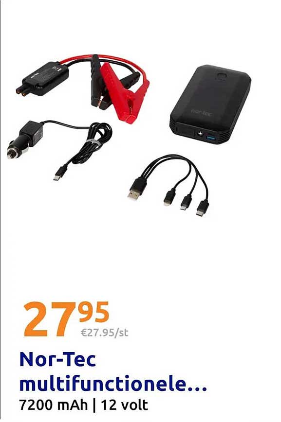 Nor-Tec multifunctionele... 7200 mAh | 12 volt