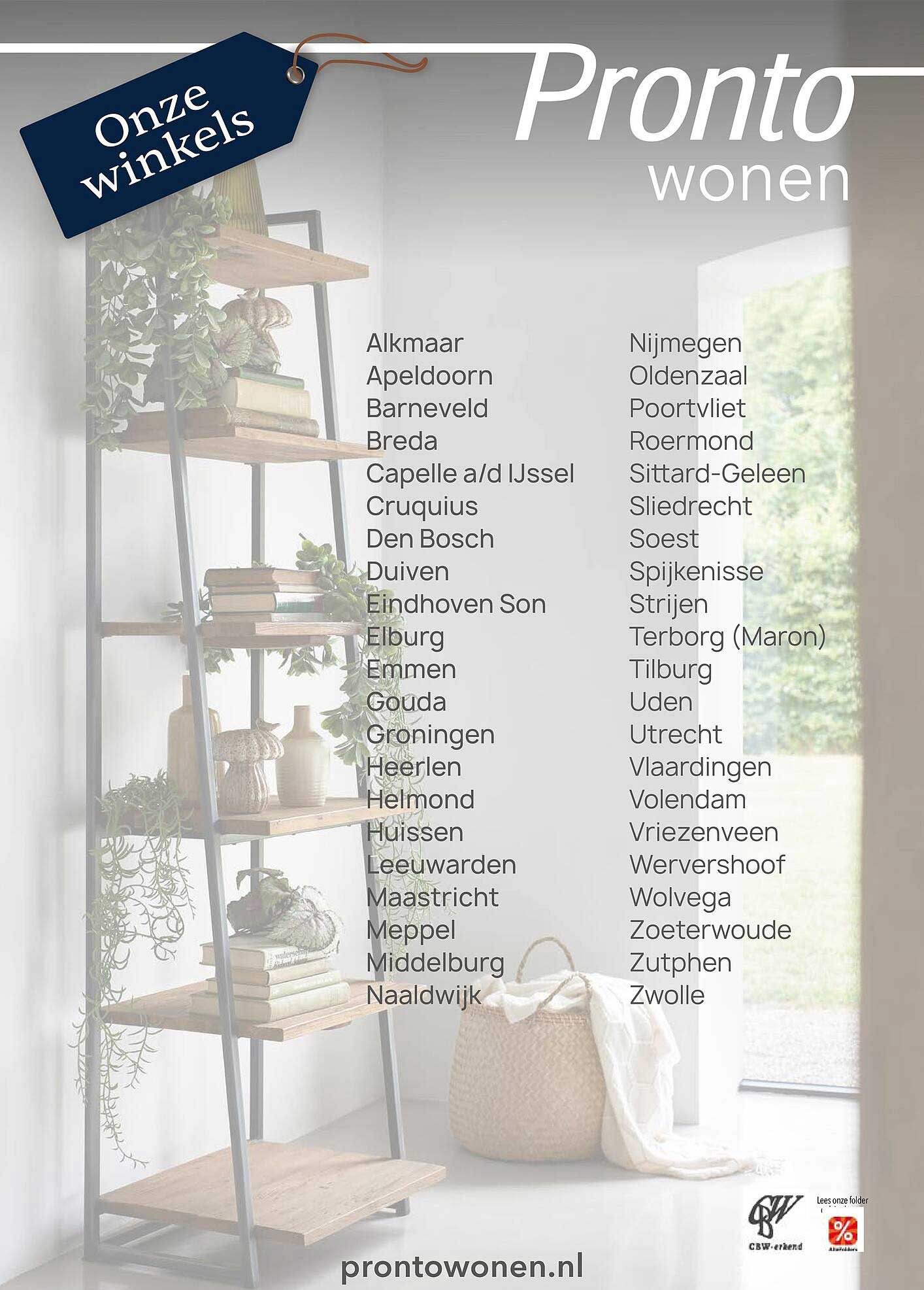 Onze winkels