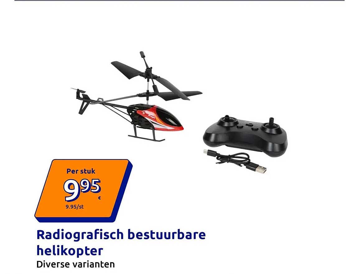 Radiografisch bestuurbare helikopter