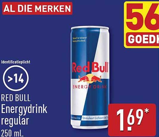 Red Bull Energydrink regular 250 ml.
