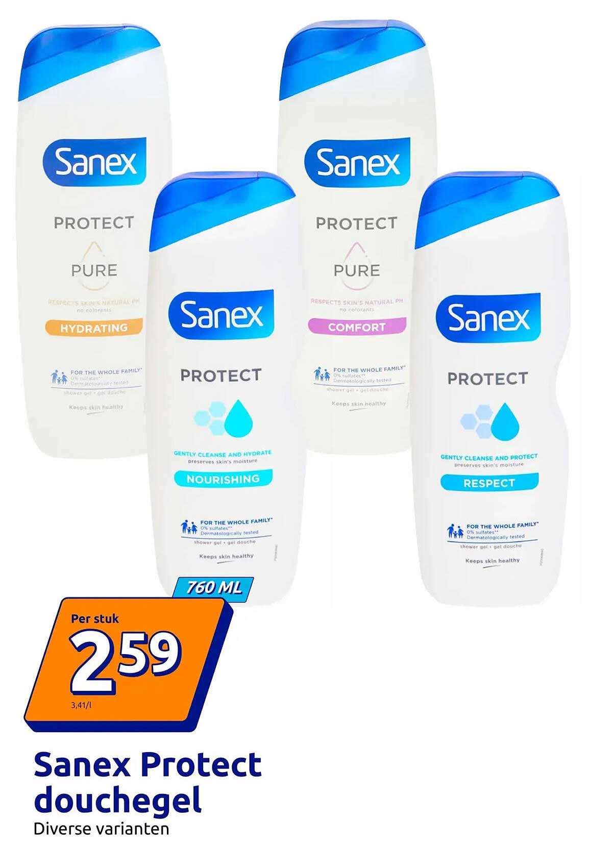 Sanex Protect douchegel Diverse varianten