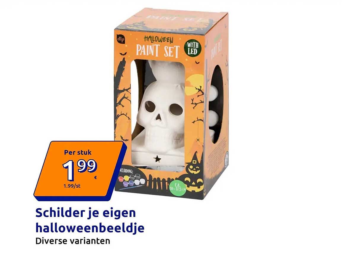 Schilder je eigen halloweenbeeldje