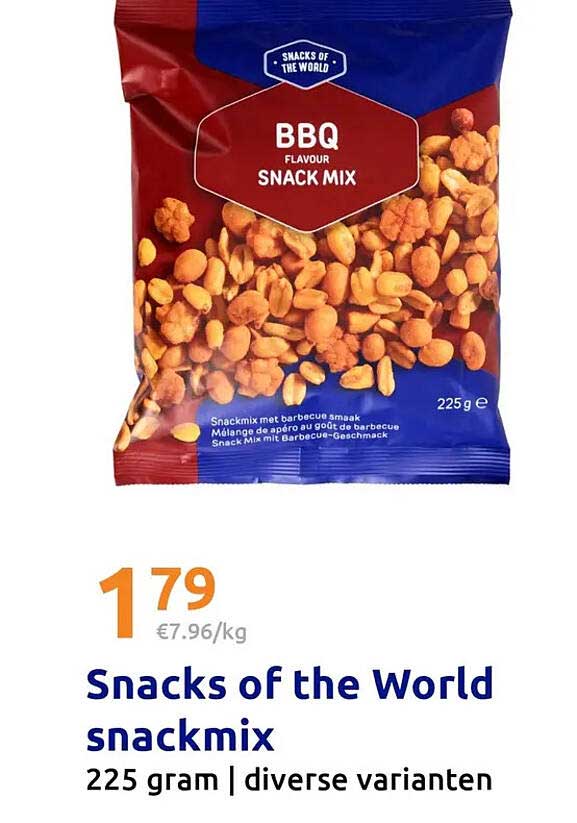 Snacks of the World snackmix 225 gram | diverse varianten