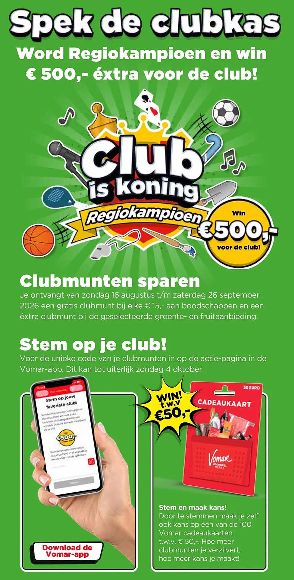 Spek de clubkas