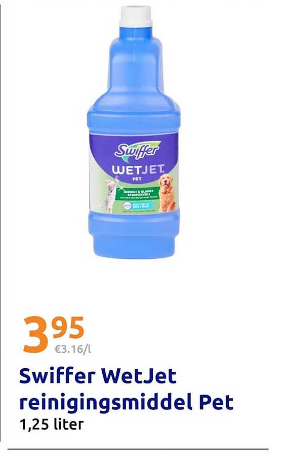 Swiffer WetJet reinigingsmiddel Pet