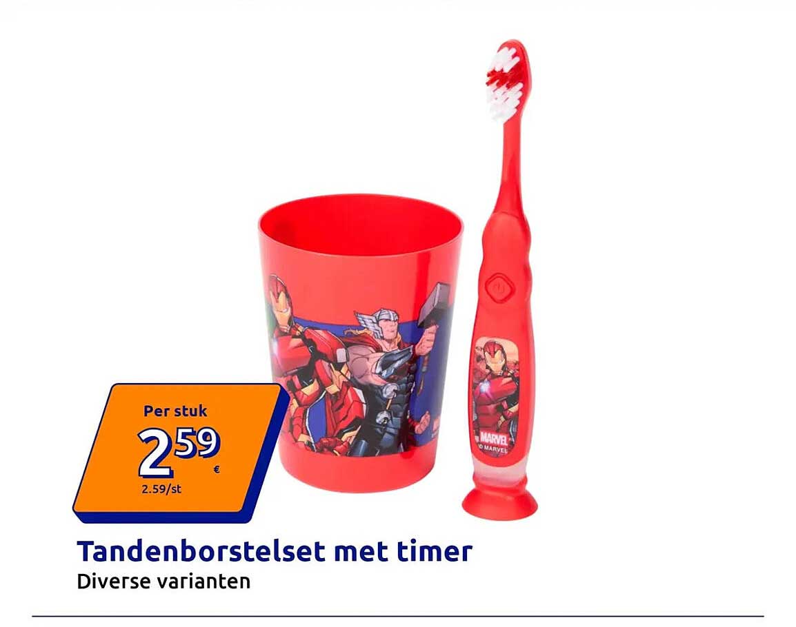 Tandenborstelset met timer