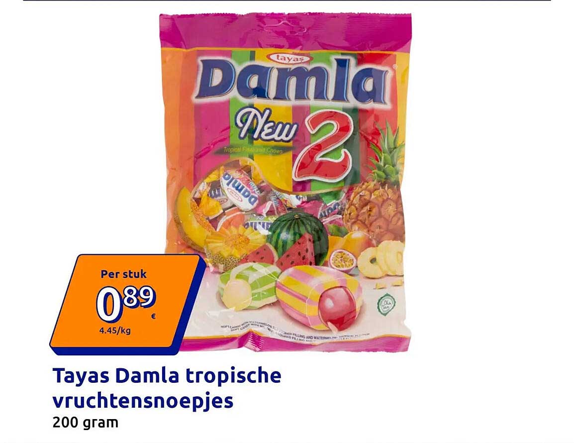 Tayas Damla tropische vruchtensnoepjes