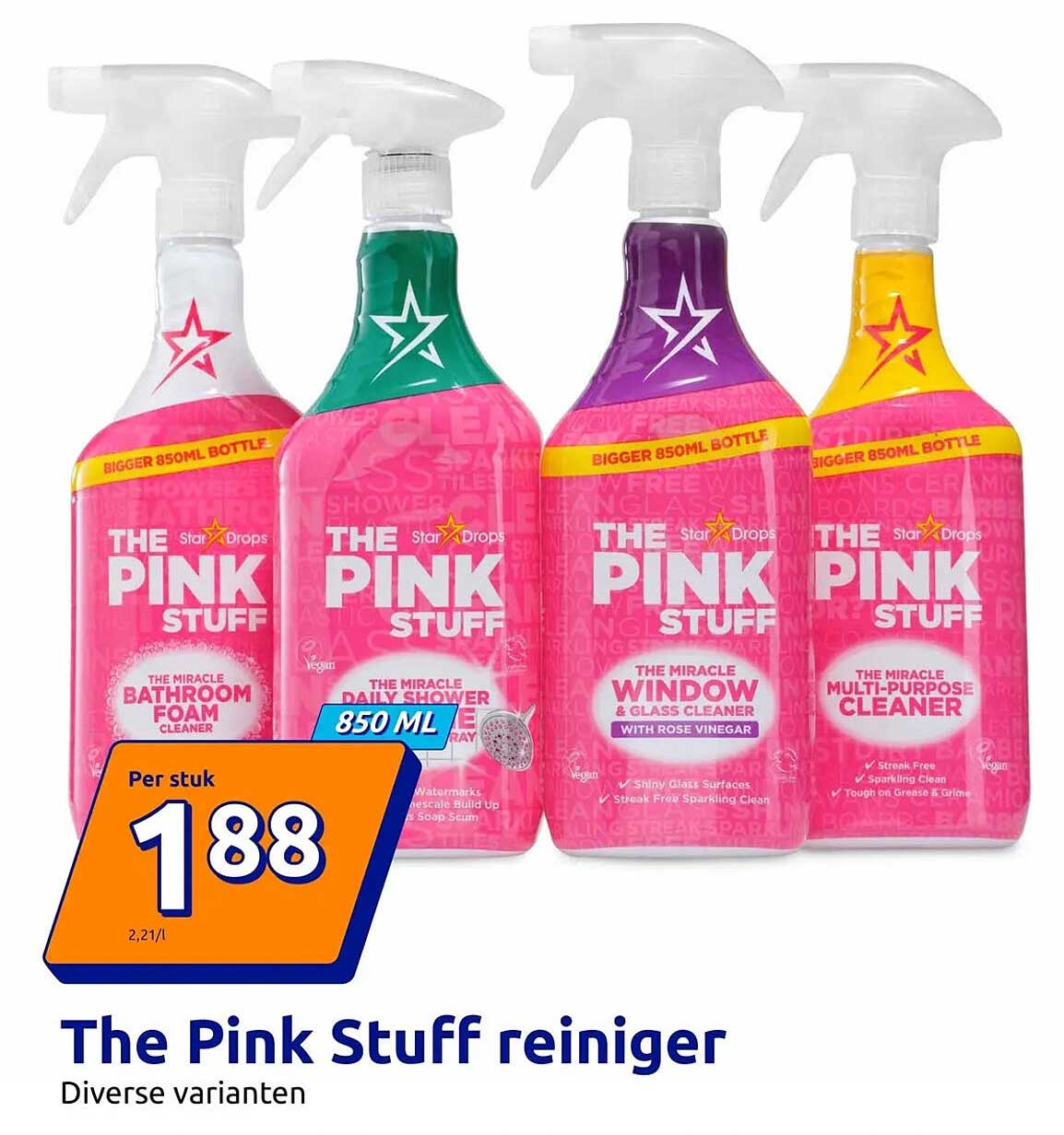 The Pink Stuff reiniger Diverse varianten