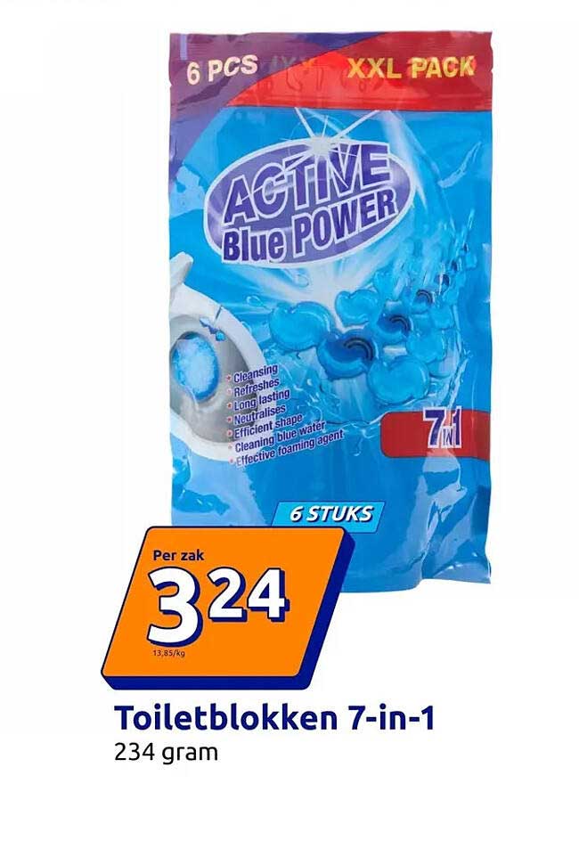 Toiletblokken 7-in-1 234 gram