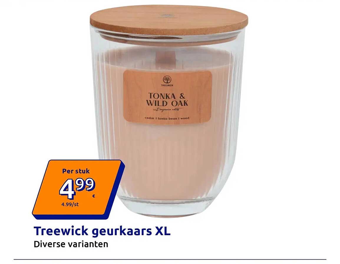Treewick geurkaars XL Diverse varianten