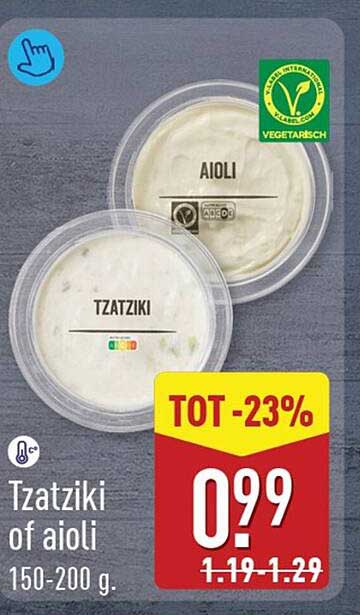 Tzatziki of aioli 150-200 g TOT -23%