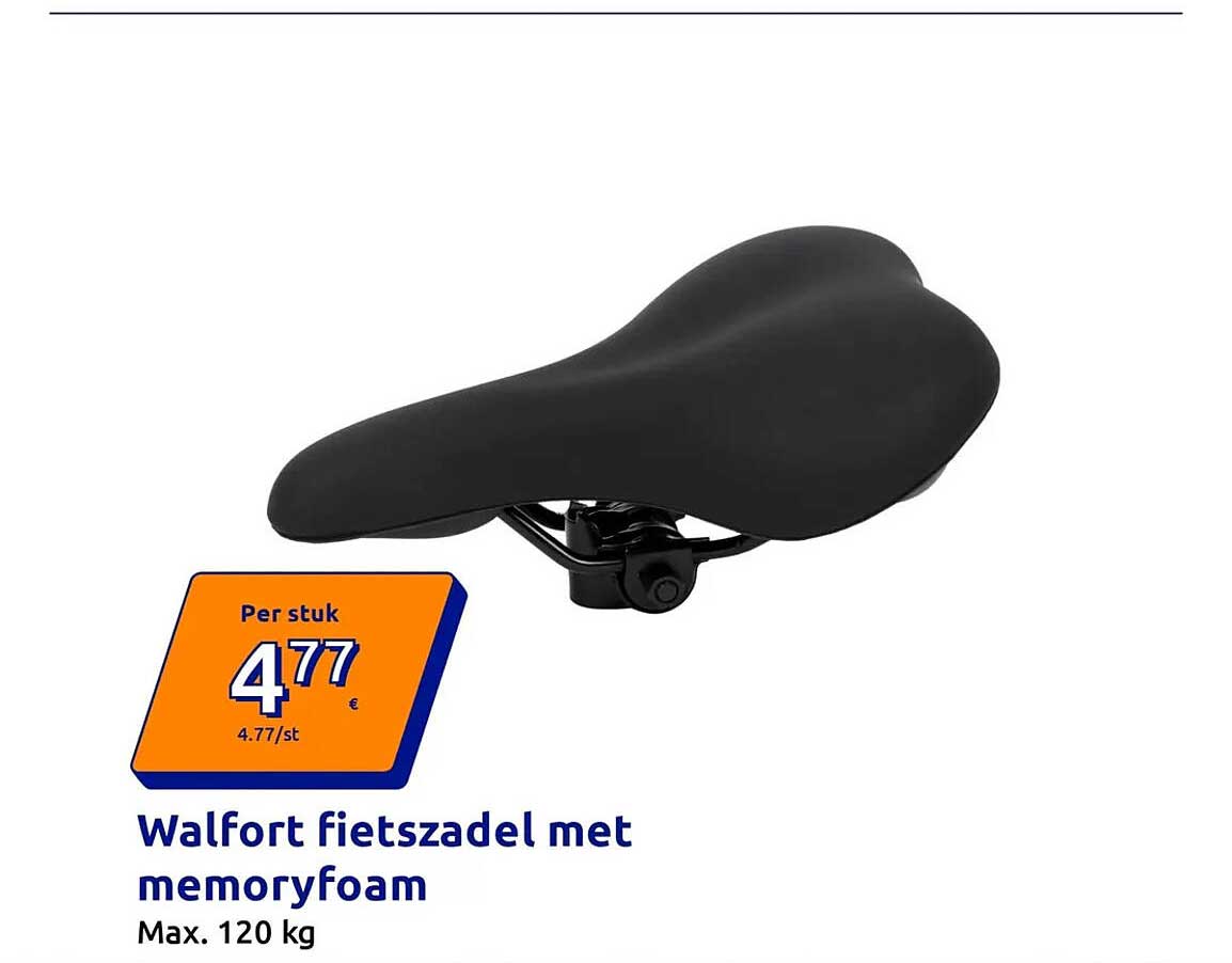 Walfort fietszadel met memoryfoam