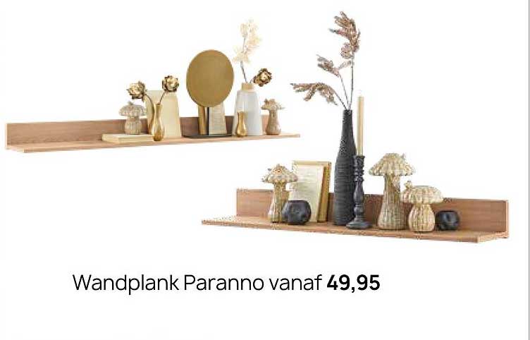 Wandplank Paranno vanaf 49,95