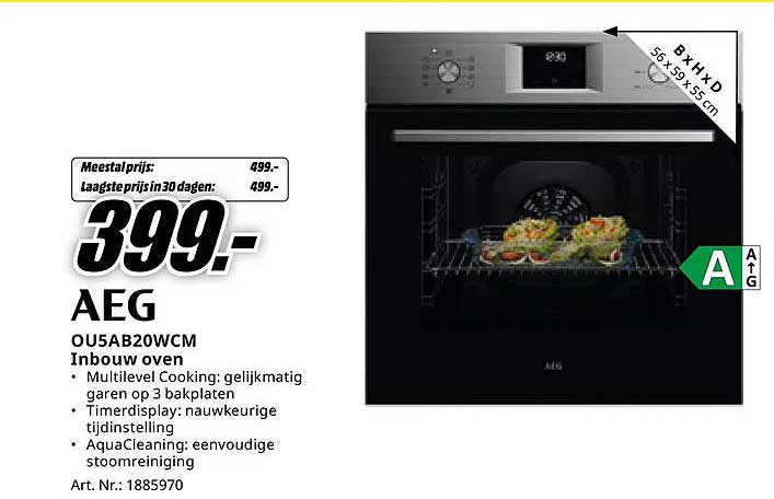 AEG OU5AB20WCM Inbouw oven