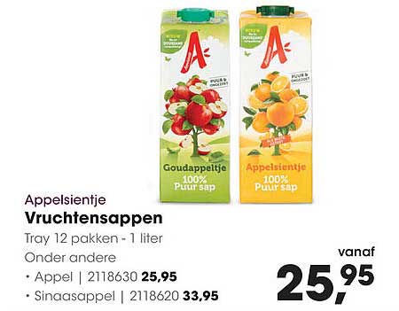 Appelsientje Vruchtensappen
